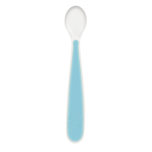 Chicco Set Pappa Easy Start in Silicone 6m+ Azzurro