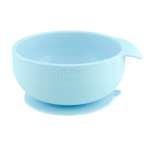 Chicco Set Pappa Easy Start in Silicone 6m+ Azzurro