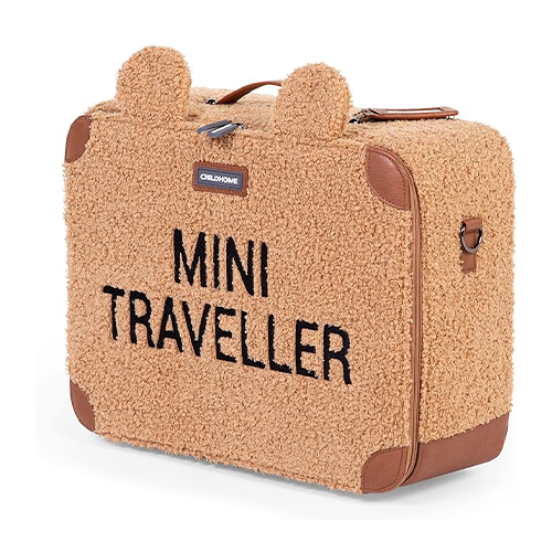 Childhome Valigia Mini per Bimbi Orsacchiotto Marrone