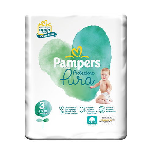 Pampers Protezione Pura MIDI x22