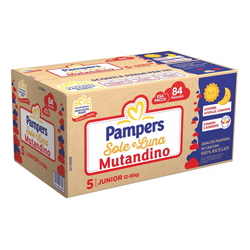 Pampers Sole e Luna Mutandina EsaPack JUNIOR x84 Pampers Sole e Luna Mutandina EsaPack JUNIOR x84
