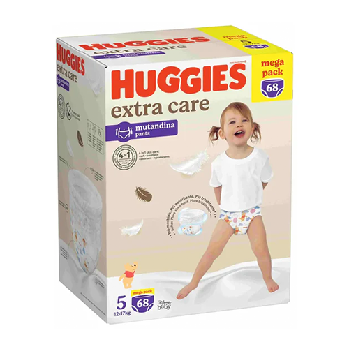 Huggies Extra Care Mutandina Mega Pack TG. 5 68pz