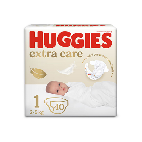 Huggies Extra Care Bebè  TG.1 40pz