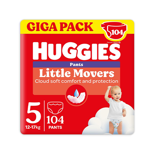 Huggies Little Movers Mutandina GigaPack TG. 5 104pz
