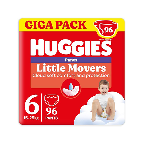 Huggies Little Movers Mutandina GigaPack TG. 6 96pz