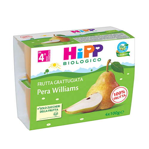 Hipp Merenda Frutta Grattugiata Pera Williams