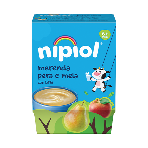 Nipiol Merenda Pera e Mela 2x100gr