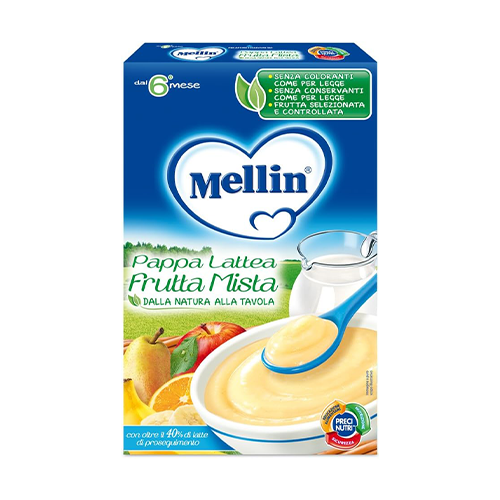 Mellin Pappa Lattea Frutta Mista 250gr