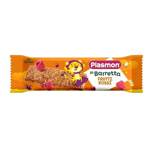 Plasmon Snack Barretta Frutti Rossi 20gr