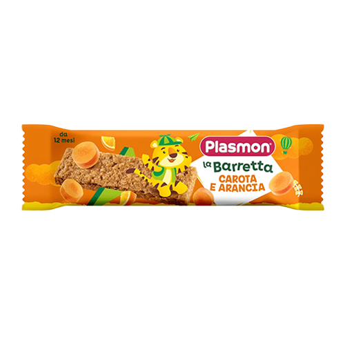 Plasmon Snack Barretta Carota e Arancia 20gr