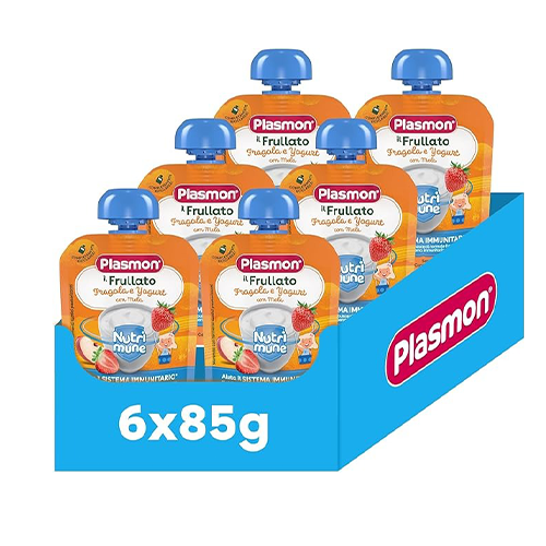 Plasmon il Frullato Fragola-Yogurt con Mela 6x85gr