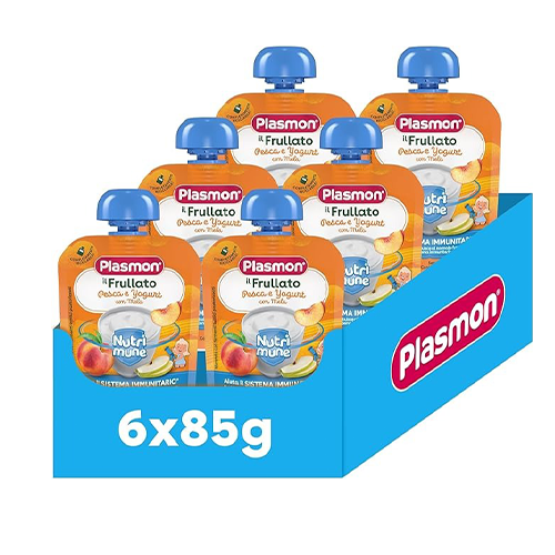 Plasmon il Frullato Pesca-Yogurt-Mela 6x85gr