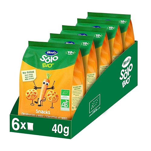 Hero Solo Snack Carota-Mais 6x40gr