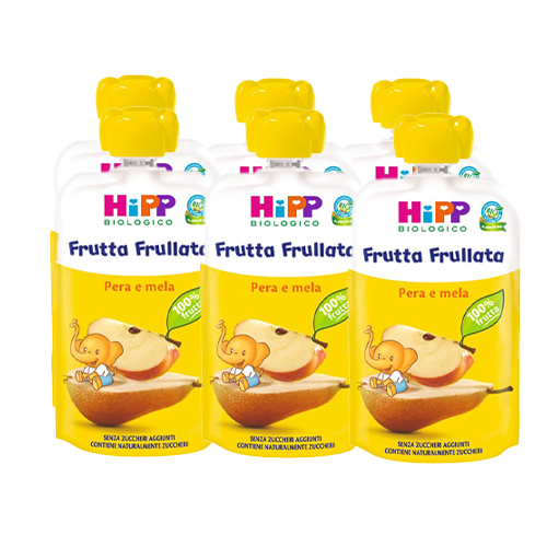 Hipp Frutta Frullata Mela-Pera 6x90g