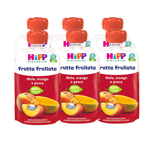 Hipp Frutta Frullata Mela-Mango-Pesca 6x90g