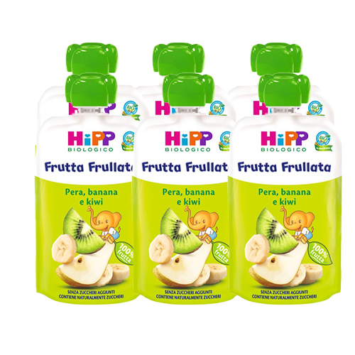 Hipp Frutta Frullata Pera-Banana-Kiwi 6x90g