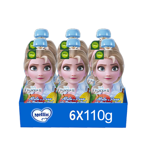 Mellin Pouch Disney Frozen Mela-Pera 6x110gr