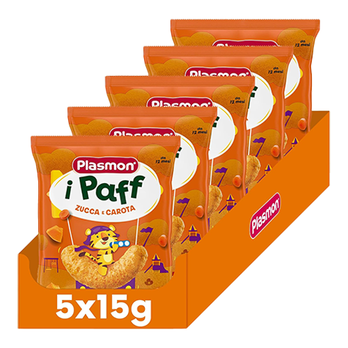 Plasmon Paff Zucca e Carota 5x15g