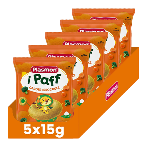 Plasmon Paff Carote e Broccoli 5x15g