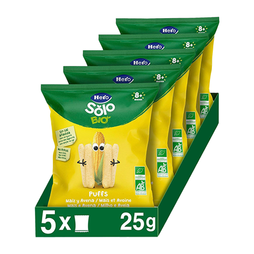 Hero Solo Puffs Avena-Mais 5x25gr