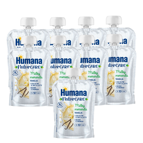 Humana MilkyMerenda Vaniglia 9x85g
