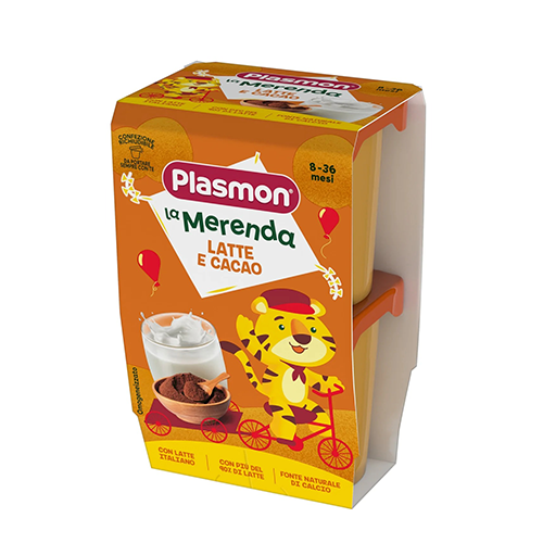 Plasmon Merenda Latte e Cacao 2x120gr