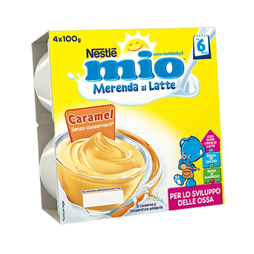 Nestlè Mio Merenda al Latte Caramel 4x100gr