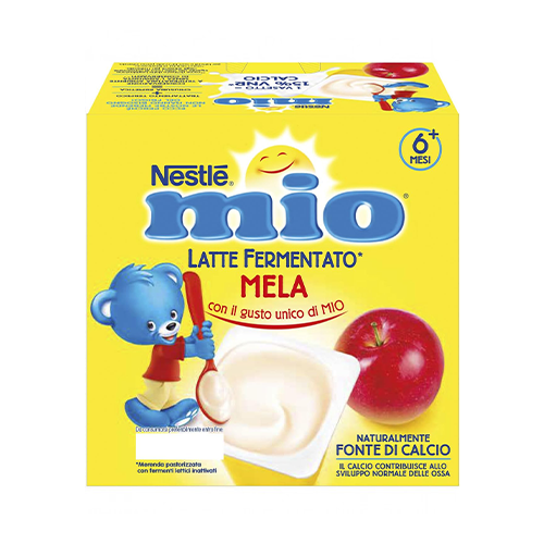 Nestlè Mio Merenda Latte Fermentato con Mela 4x100gr