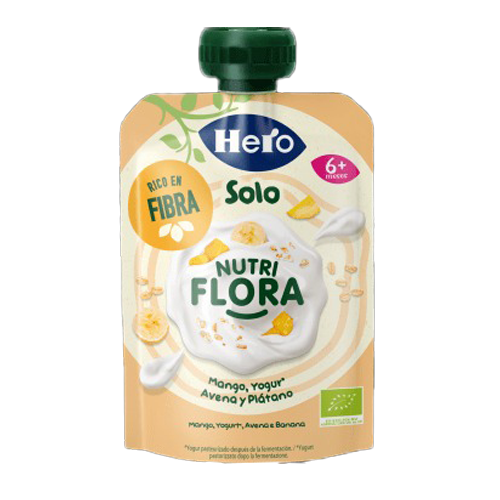 Hero Solo NutriFlora Yogurt, Mango, Banana e Avena 100g
