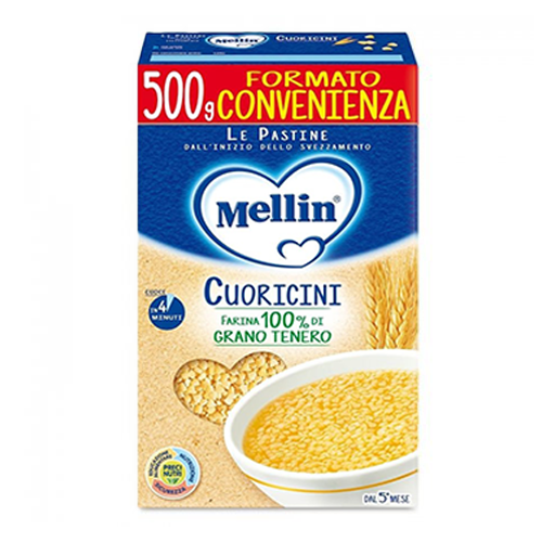Mellin Pastina Cuoricini 500gr