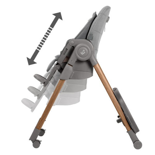 Maxi Cosi Seggiolone Pappa Minla Plus Elegance Graphite