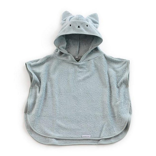 Bamboom Poncho Coniglio Ice Blue 0-2 Anni