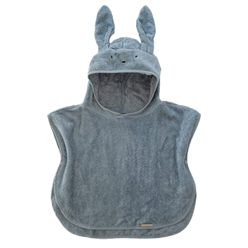 Bamboom Poncho Coniglietto Blu