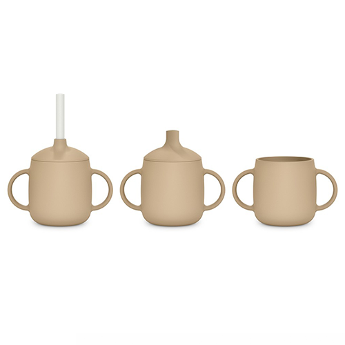 Suavinex Essence Tazza Evolutiva Silicone 3in1 Beige