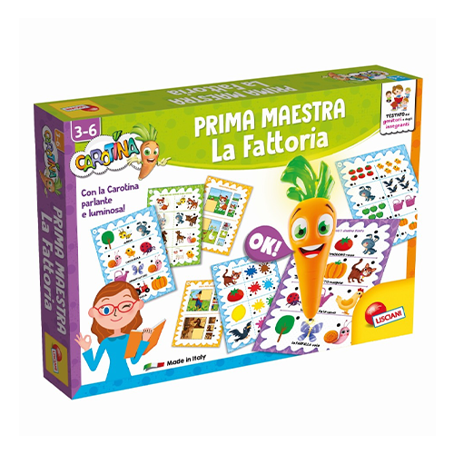 Carotina Baby Prima Maestra Maxi ABC Fattoria