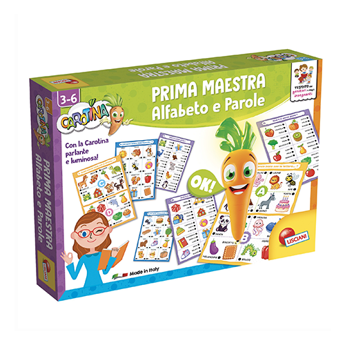 Carotina Baby Prima Maestra Maxi Alfabeto e Parole