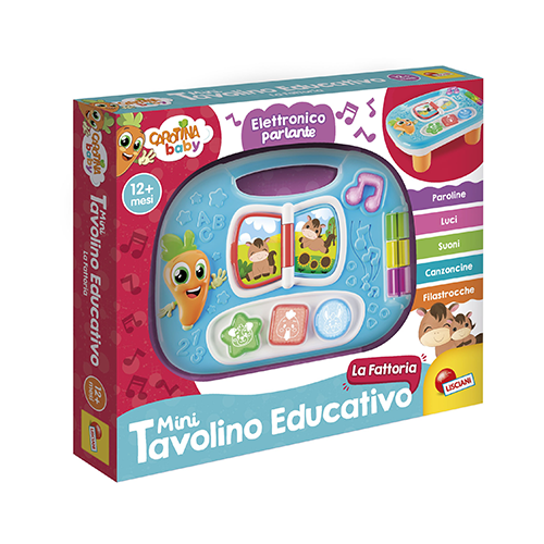 Carotina Baby Mini Tavolino Educativo Fattoria