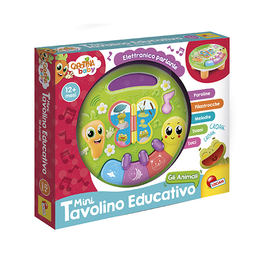 Carotina Mini Tavolino Educativo Animali