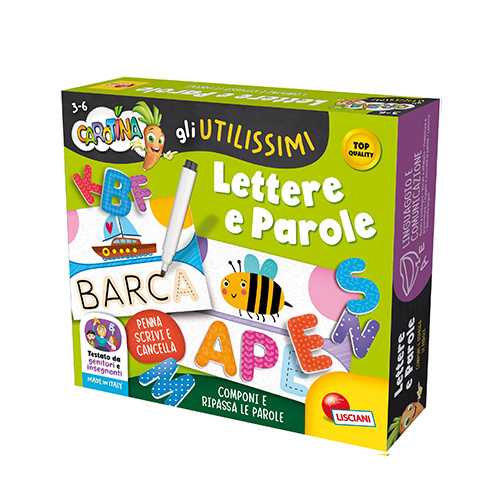 Carotina Gli Utilissimi Lettere E Parole