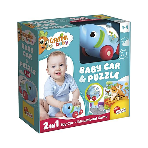Carotina Baby Elephant Car & Puzzle