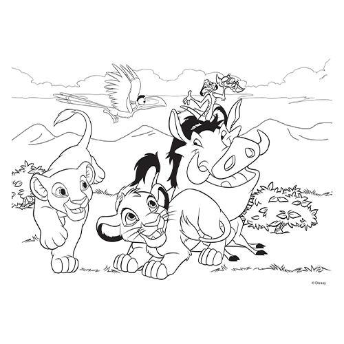 Lisciani Disney Puzzle Supermaxi Re Leone