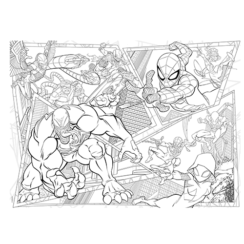 Lisciani Marvel Puzzle Maxi Floor 150 Spiderman