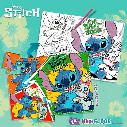 Lisciani Puzzle SuperMaxi Floor 24 Lilo e Stitch