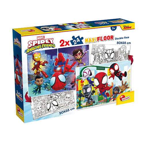 Lisciani Marvel Puzzle Maxi Floor 2x24 Spidey
