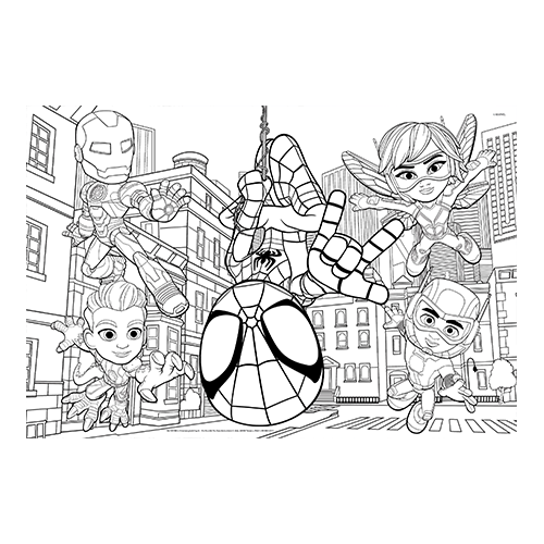 Lisciani Marvel Puzzle Maxi Floor 2x24 Spidey
