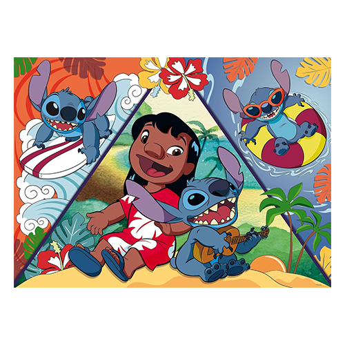 Lisciani Puzzle Maxifloor 150 Lilo e Stitch