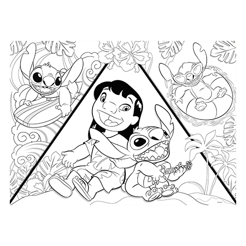 Lisciani Puzzle Maxifloor 150 Lilo e Stitch