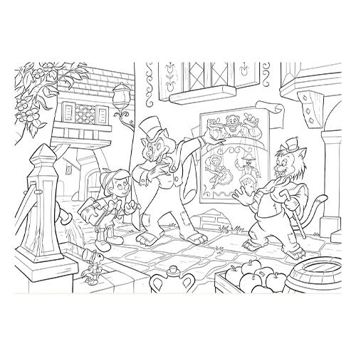 Lisciani Puzzle SuperMaxi Floor 35 Pinocchio