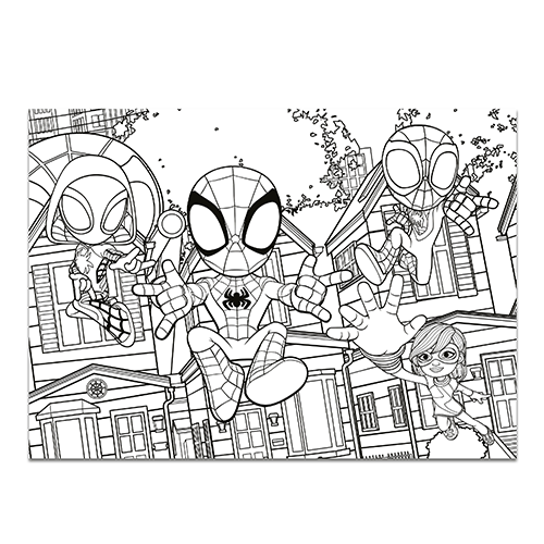 Lisciani Puzzle Maxi Floor 4x48 Spidey
