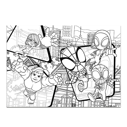 Lisciani Puzzle Maxi Floor 4x48 Spidey
